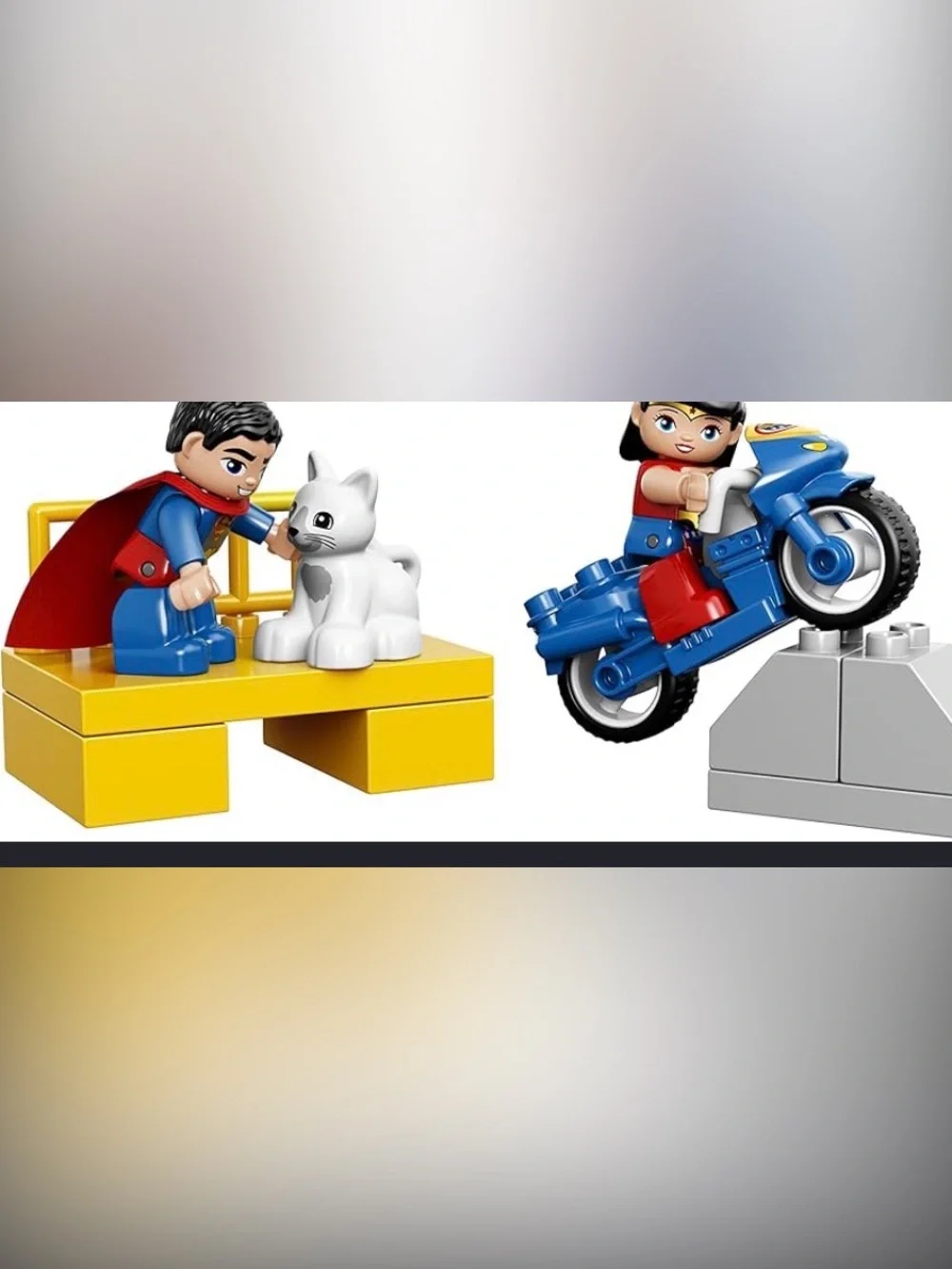 Superhero & Vehicle Mixed Duplo Lego Playset - 12 Figures & 3 vehicles EUC